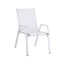 Gardeon 4PC Outdoor Dining Chairs Stackable Lounge Chair Patio Furniture White