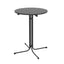 Gardeon Outdoor Bar Table Round Folding Desk Top 109cm Patio Furniture Black