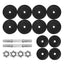 Everfit 30kg Dumbbell Set Weight Plates Dumbbells Lifting Bench