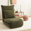 Artiss Floor Lounge Sofa Bed Foldable Green