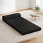 Giselle Bedding Folding Foam Mattress Portable Single Sofa Bed Mat Air Mesh Fabric Black