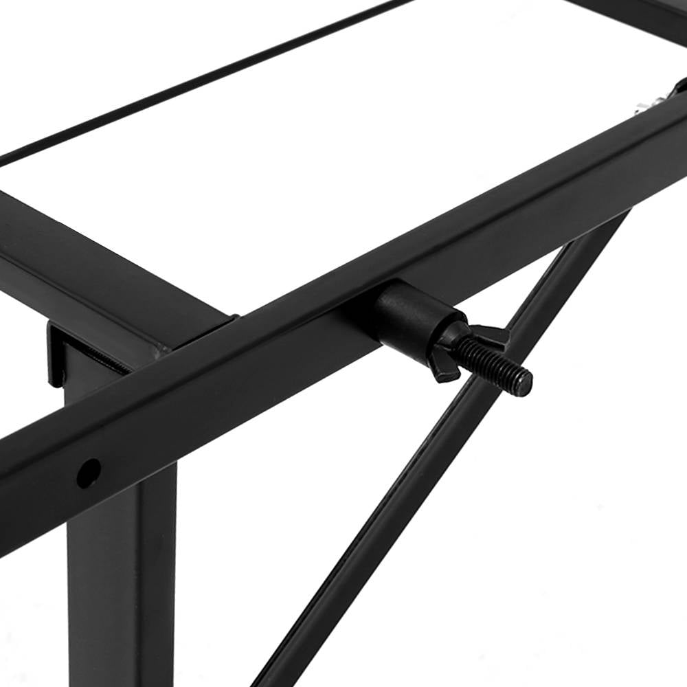 Artiss Folding Double Metal Bed Frame - Black