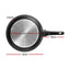 5-Star Chef Non Stick Frying Pan Cast Aluminium Steak Skillet BBQ Cookware 30cm