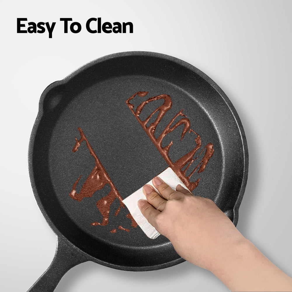 5-star chef Non Stick Frying Pan Cast Iron 3PCS