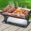 Grillz Fire Pit BBQ Outdoor Camping Portable Patio Heater Folding Packed Steel