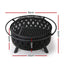 Fire Pit BBQ Charcoal Grill Ring Portable Outdoor Kitchen Fireplace 32"