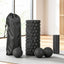 Everfit Foam Roller Set 4 in 1 Grid High Density Massager for Deep Tissue Trigger Point Myofascial Release Back Pain Muscle Recovery Gym Home Fitness Equipment with Storage Bag Supports 150kg