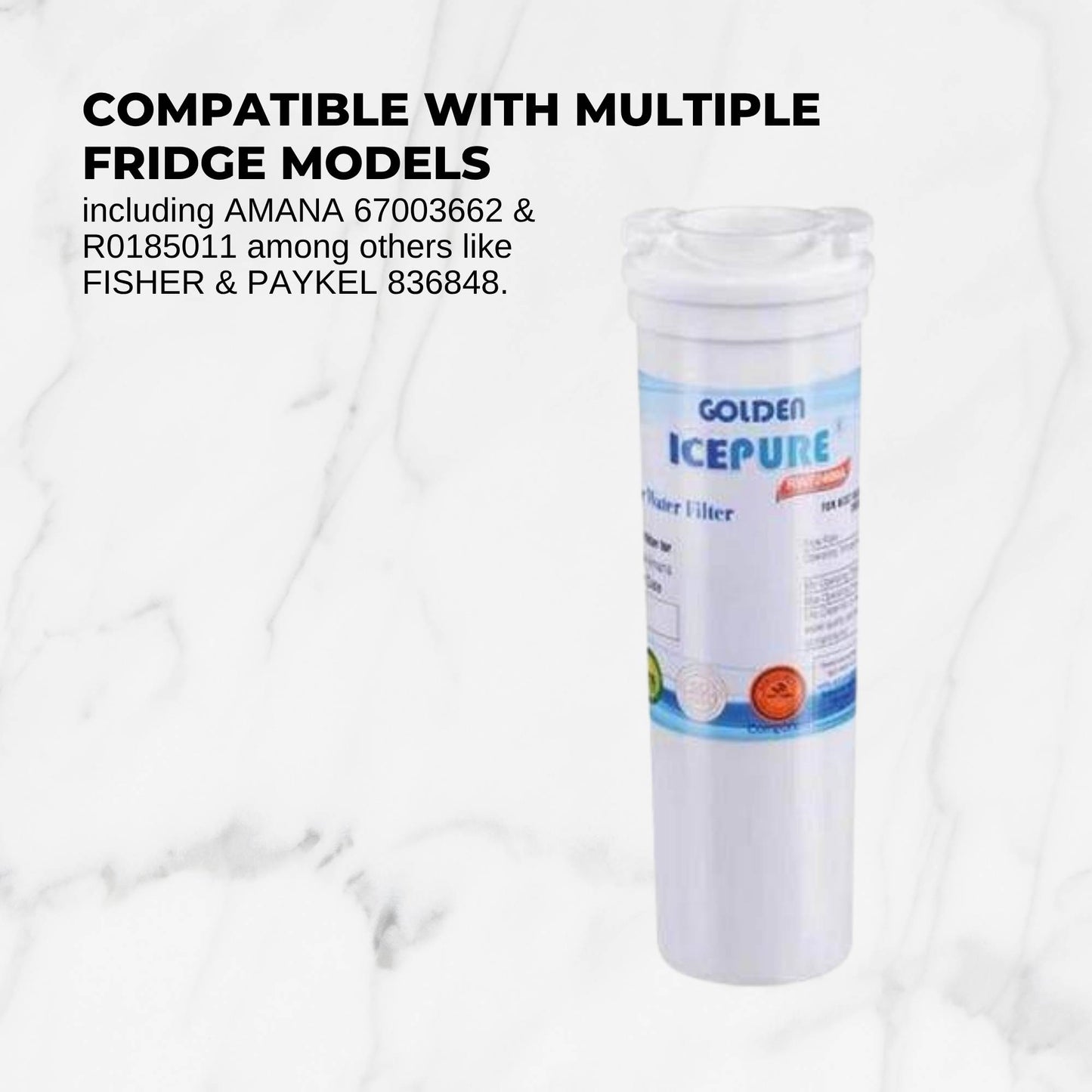 4 FRIDGE WATER FILTER PREMIUM QUALITY For FISHER & PAYKEL 836848 836860 & AMANA