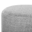 Artiss Square Foot Stool Faux Linen Fabric Ottoman Foot Rest Padded Seat Grey