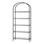 Artiss 5 Tiers Bookshelf Industrial Etagere Bookcase Display Shelf Black