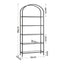 Artiss 5 Tiers Bookshelf Industrial Etagere Bookcase Display Shelf Black