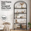 Artiss 5 Tiers Bookshelf Industrial Etagere Bookcase Display Shelf Black