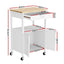 Artiss Kitchen Island Trolley Rolling Serving Cart Storage Drawer Cupboard 60cm