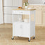 Artiss Kitchen Island Trolley Rolling Serving Cart Storage Drawer Cupboard 60cm