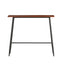 Artiss Bar Table Industrial Dining Desk High Wood Kitchen Shelf Wooden Cafe Pub