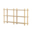 Artiss Bookshelf 3 Tiers Bookcase Display Shelves Wooden Storage Stand Rack Pine