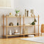 Artiss Bookshelf 3 Tiers Bookcase Display Shelves Wooden Storage Stand Rack Pine