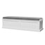 Artiss Storage Ottoman Blanket Box 140cm Fluted Grey