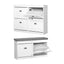 Artiss Shoe Cabinet Bench Set Flip Drawer Hallway Living Room White