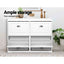 Artiss Shoe Cabinet Bench Set Flip Drawer Hallway Living Room White
