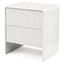 Artiss Bedside Table 2 Drawers - Beige