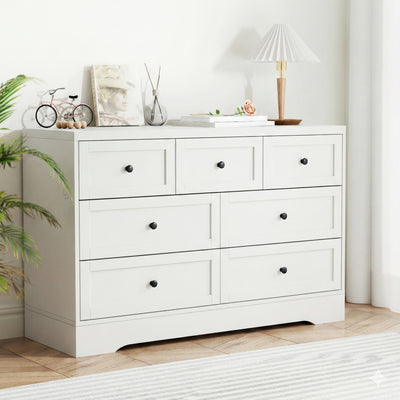 Artiss 7 Chest of Drawers Dresser Table White