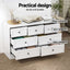 Artiss 7 Chest of Drawers Dresser Table White