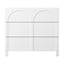 Artiss 3 Chest of Drawers Lowboy Dresser Cabinet White