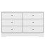 Artiss 6 Chest of Drawers - LEIF White