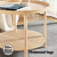 Artiss Coffee Table Side Table Round 70CM