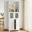 Artiss Buffet Sideboard Cabinet Pantry Kitchen Bathroom Storage Cupboard 160cm