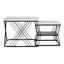 Artiss Nesting Coffee Table Set of 2 Marble Effect