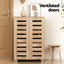 Artiss Shoe Cabinet 20 Pairs 5-tier Wood Alster
