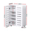 Artiss Shoe Cabinet 20 Pairs 5-tier White Alster