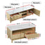 Artiss TV Unit & Coffee Table Set Storage Drawers Pine