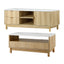 Artiss TV Unit & Coffee Table Set Storage Drawers Pine