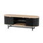 Artiss TV Unit Entertainment Unit Storage Cabinet Black Pine