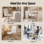 Artiss Office Desk and Chair Set 100cm Computer Desk PU Leather Office Chair