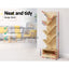 Artiss Display Shelf 7-Shelf Tree Bookshelf Book Storage Rack Bookcase Natural