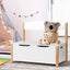 Keezi Kids Toy Box Chest Storage Blanket Children Room Organiser Seating Bench