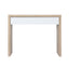 Artiss Console Table Storage Drawer Jory White Pine
