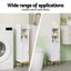 Artiss Bathroom Storage Cabinet Floor Organizer Toilet Corner Adjustable Shelf with Door White