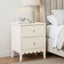Artiss Bedside Table 2 Drawers Bedroom Storage Nightstand White