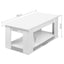 Artiss Lift Up Top Mechanical Coffee Table - White