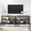 Artiss Entertainment Unit TV Stand 3-tier Display Shelves Vintage Rustic Walnut