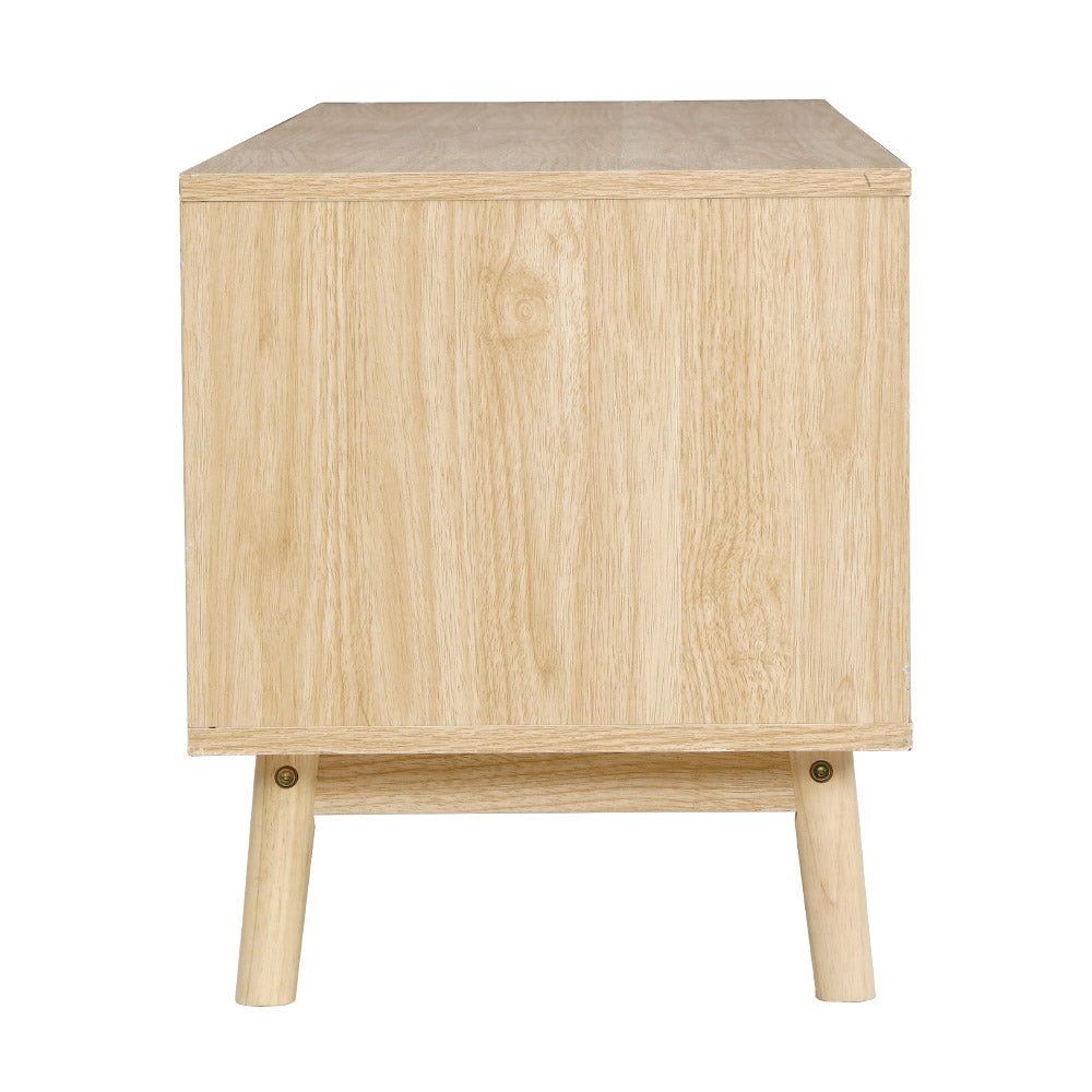 Artiss Wooden Scandinavian Entertainment Unit - Natural