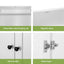 Artiss Wardrobe Clothes Closet Storage Organizer with 2 Doors White