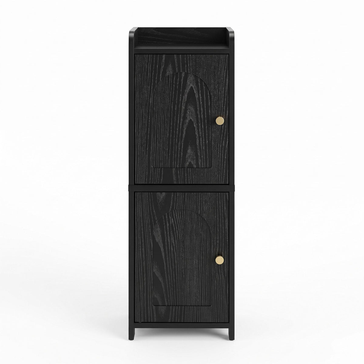 Artiss Bathroom Storage Cabinet Freestanding Cupboard Narrow Floor Shelf Black
