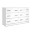 Artiss 6 Chest of Drawers Cabinet Dresser Tallboy Lowboy Storage Bedroom White