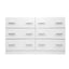 Artiss 6 Chest of Drawers Cabinet Dresser Tallboy Lowboy Storage Bedroom White